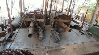 Mine Shaft cage, Suspension gear, Safety hook Cleaning Video | Mining papa