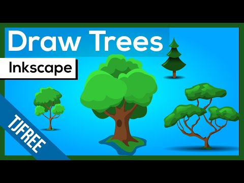 Inkscape | How to Draw Trees