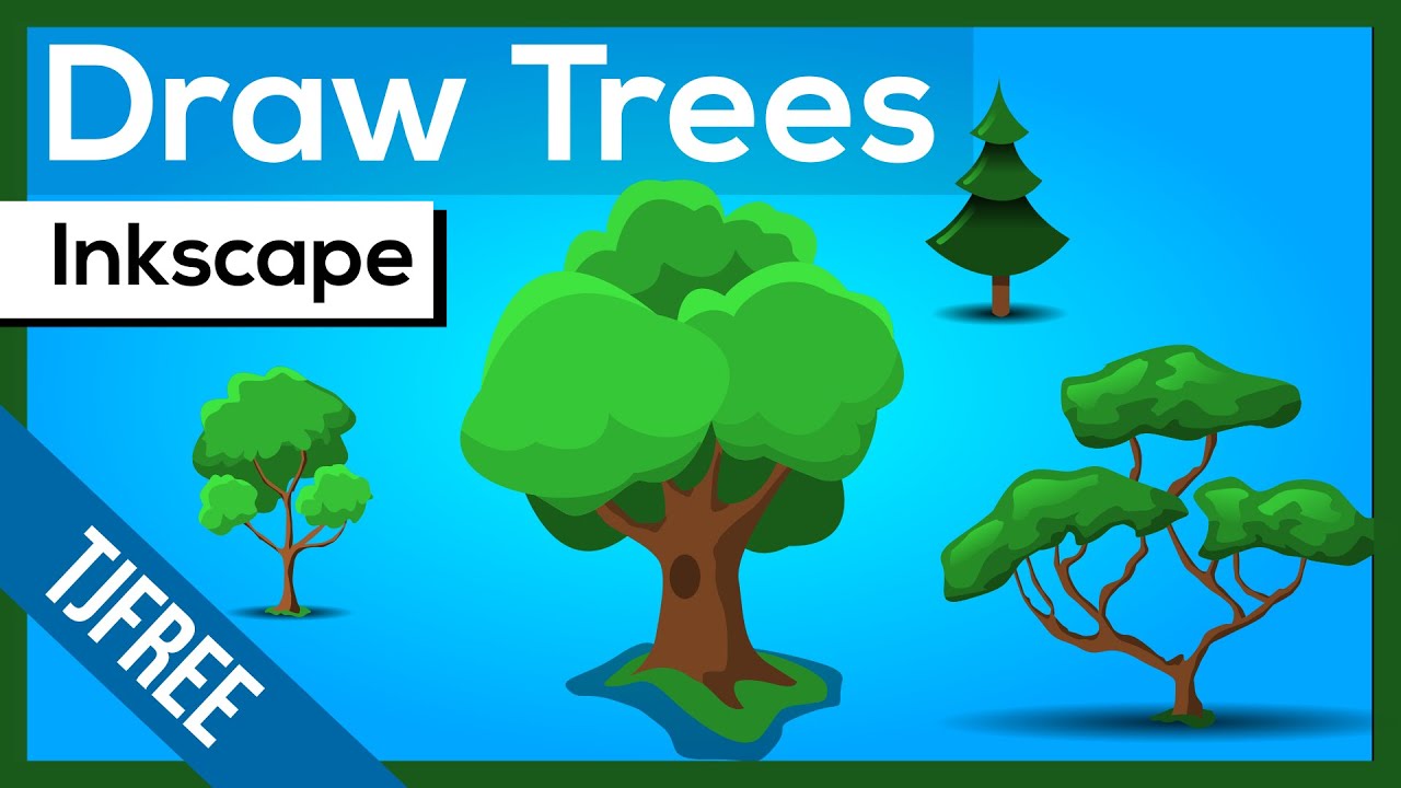 Inkscape How To Draw Trees Youtube