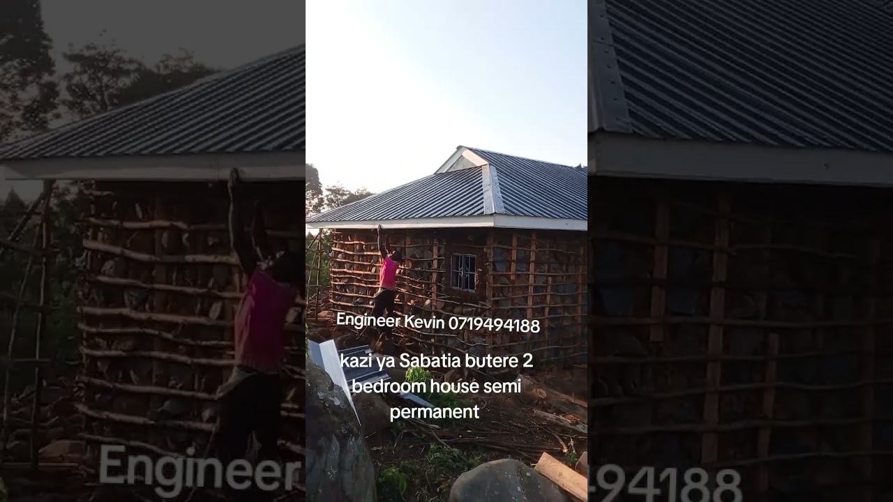 kazi ya Sabatia butere 2 bedroom house semi permanent