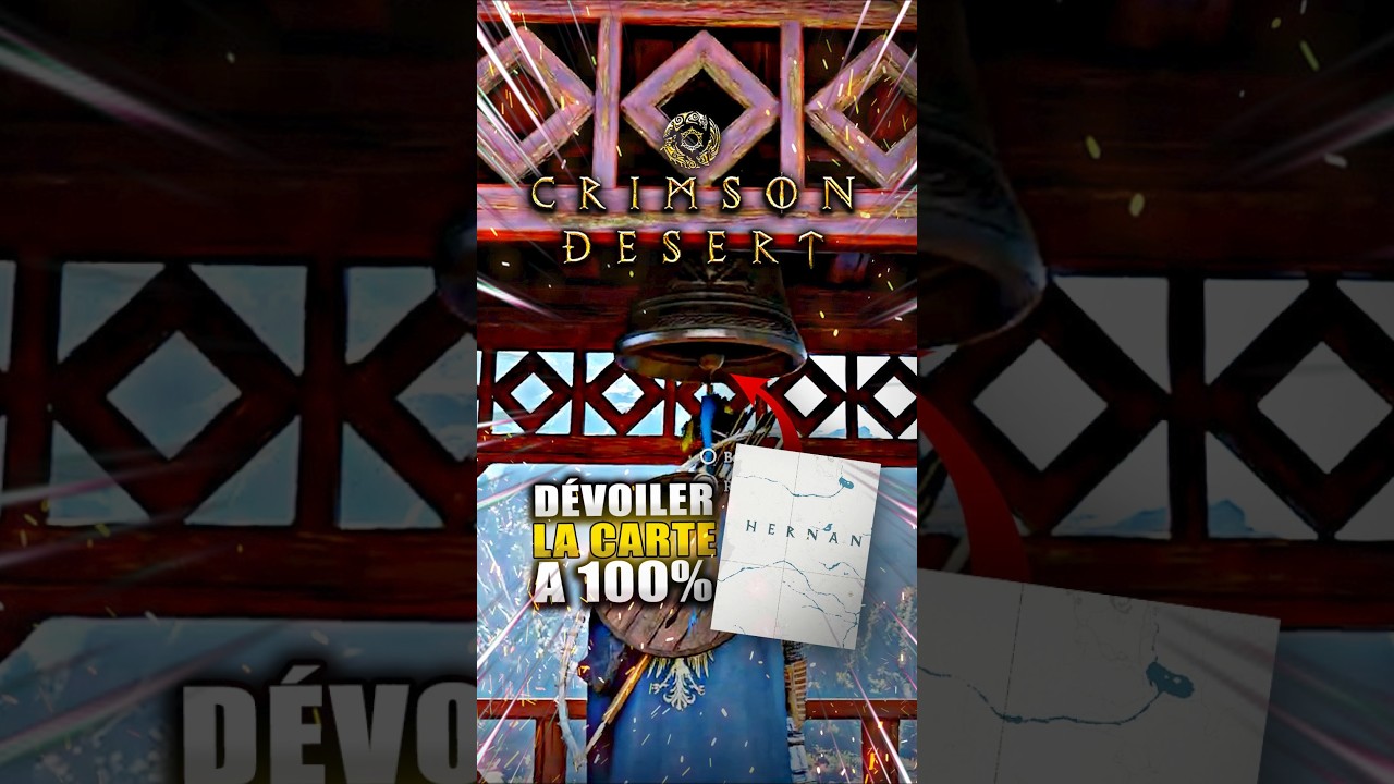 Comment Dévoiler la Carte a 100% avec les CLOCHES dans Crimson Desert !