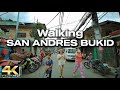 SAN ANDRES BUKID - Walking Tour [4K]