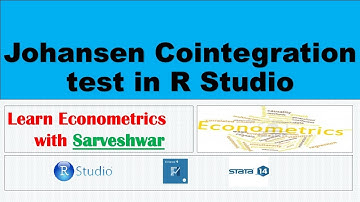 Johansen Cointegration test in R Studio