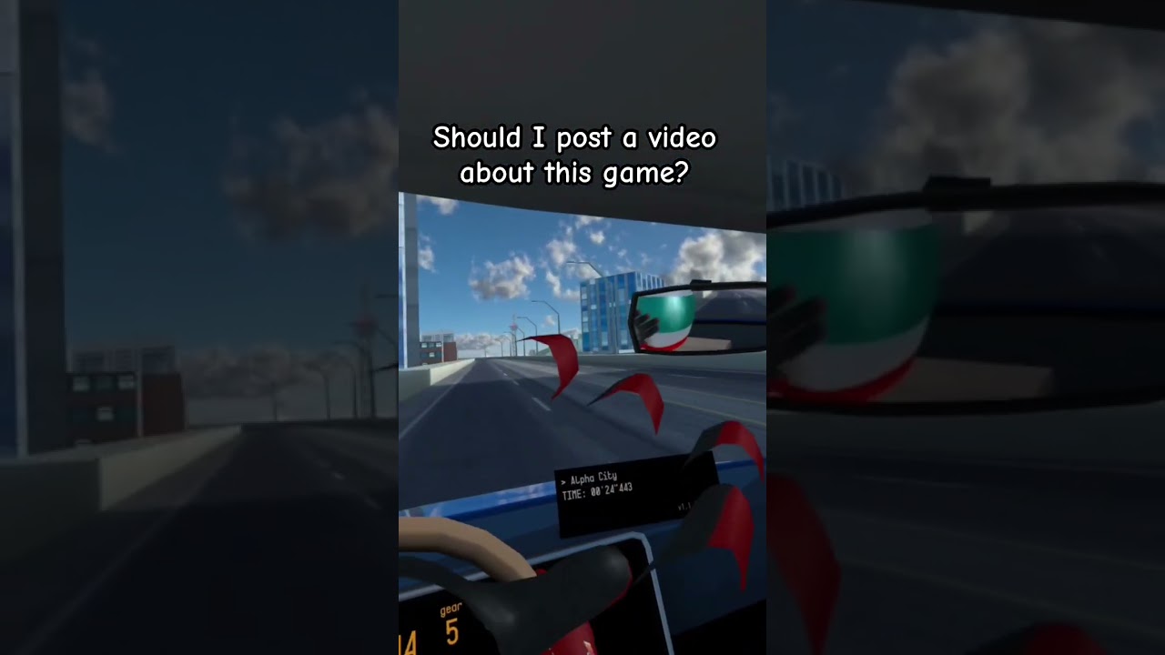 Game name is V Speedway 