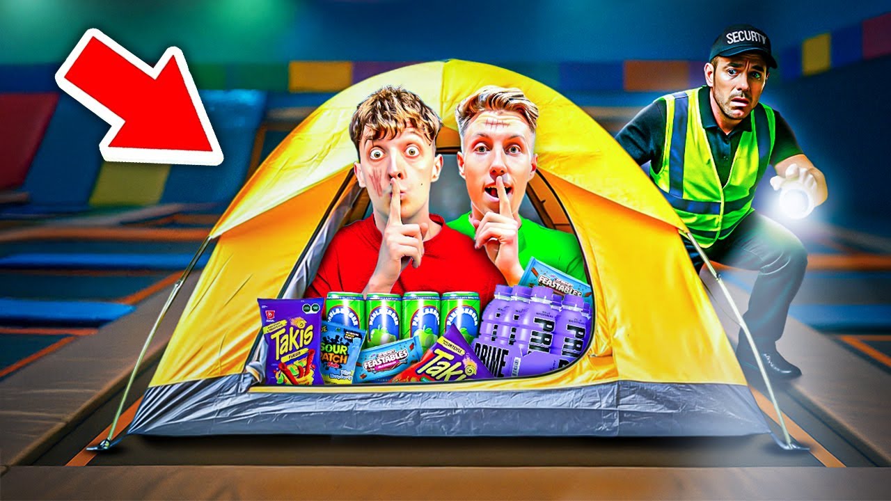 ICRIMAX ist 24 STUNDEN EINGESPERRT im JUMP HOUSE! 😱  (eskaliert)