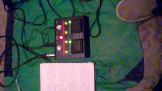 Video thumbnail of "mou kon puz, loop pedal version, el fin de mi historia"