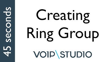 Create a Ring Group in VoIPstudio - 45 seconds tutorial