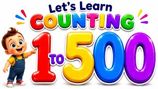 Details ⭐ Let’s Learn Counting 1 to 500! | Numbers 1–500 for Kids | Preschool Learning Update