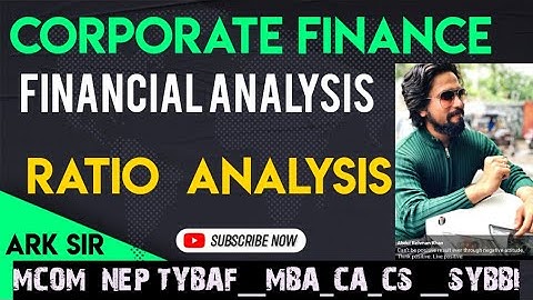 Financial Analysis|Mcom SEM2 NEP 2025|Corporate Finance |❤️ Mumbai University|ARk sir