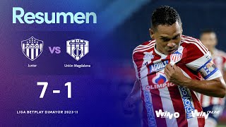 Junior vs. Unión Magdalena (resumen y goles) | Liga BetPlay Dimayor 2023-2 | Fecha 10