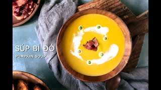 SÚP BÍ ĐỎ HOMEMADE NGON NHƯ NHÀ HÀNG 🥘 PUMPKIN SOUP 🥘  ASMR Cooking screenshot 2