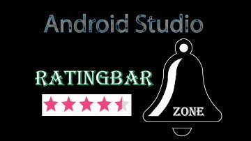 Creating RatingBar BY using Android Studio