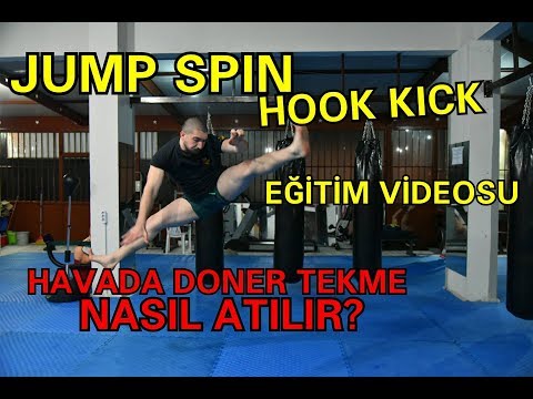 Jump Spin Hook kick ( Havada Döner Tekme ) eğitim videosu * Sezer Çallı *