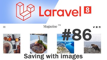 #86 Laravel 8 News Website | Saving content with images | Quick programming tutorial