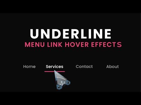 ?How to Draw Underline Link Hover Effect | HTML & CSS