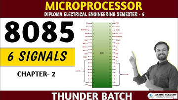 🎯8085 MIMP 6 SIGNALS 💯/ MICROPROCESSOR/CH-2/#marutiacademy #gtu_exam #5semelectricalengineering