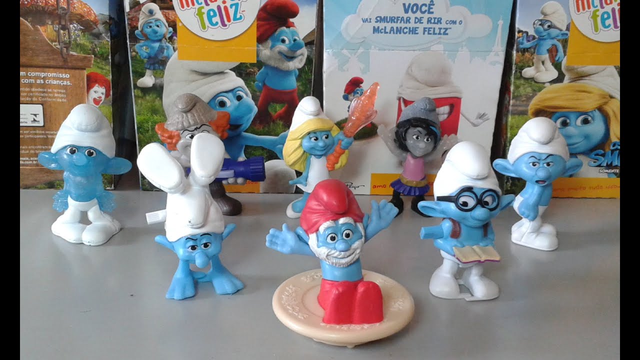 Boneco Papai Smurf Mclanche Feliz, Brinquedo Mcdonald's Usado 93458535