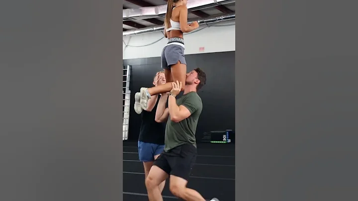 We couldn't do that one again 💀 #cheer #stunt #shorts