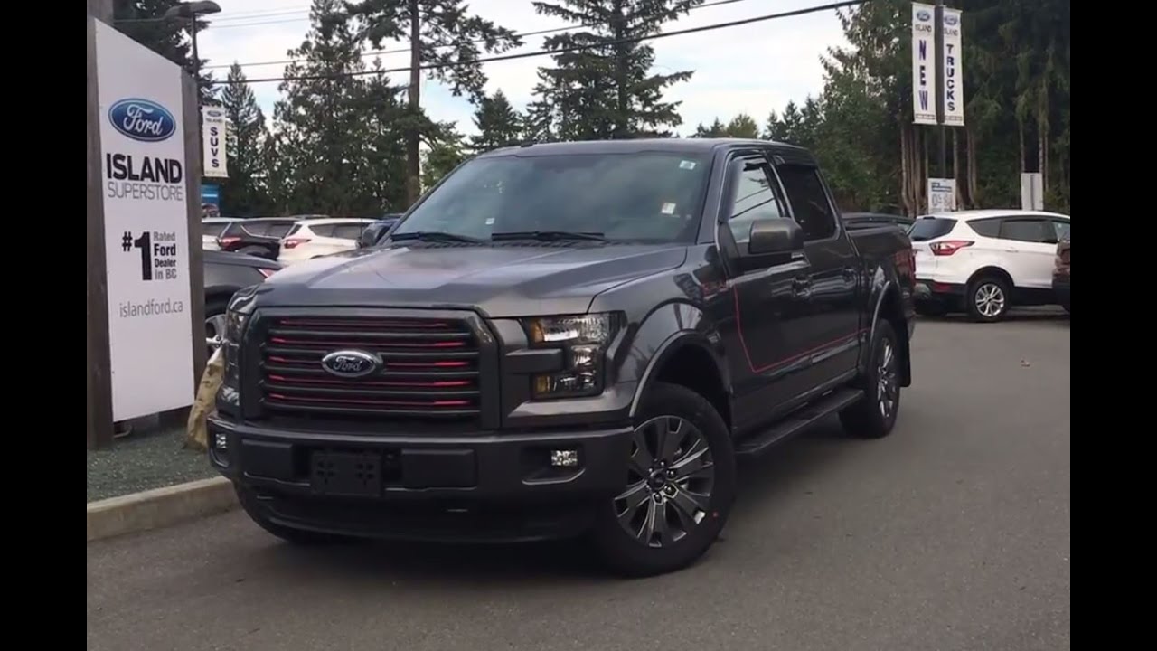 2016 Ford F 150 Lariat Fx4 Special Edition Sport Supercrew 4x4 Moon Roof Review Island Ford