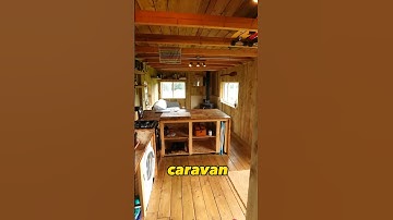 From static caravan to off grid cabin #tinyhome #cabinbuild #offgrid #cabin #homestead #logcabin