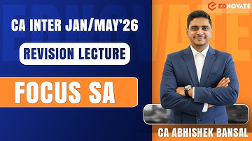 CA Inter | Audit Revision | Focus on Standards on Auditing | Prof Abhishek Bansal