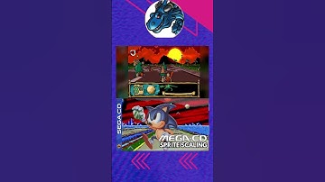MODE 7❓  NO❗ SEGA CD 💿 games with SPRITE SCALING | Was BETTER than MODE 7❓