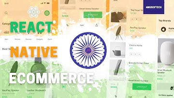 React Native Ecommerce | Amusoftech | UI & Backend | Checkout | EP-5
