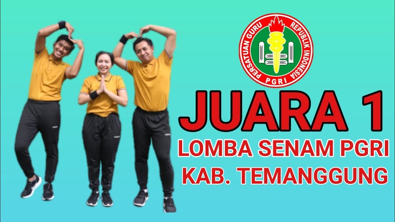 JUARA 1 LOMBA SENAM PGRI KAB TEMANGGUNG | SENAM PGRI DENGAN HITUNGAN