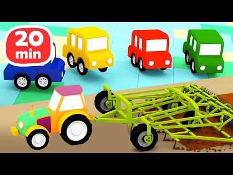4 Машинки: Ферма, Варенье И Лифт! Мультфильмы Для Малышей Про Машинки - Мультики Все Серии