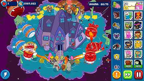 [4K] Bloons Adventure Time TD - Lumpy Space : Lumpy House (Impoppable)