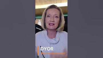 What does DYOR mean #web3 #crypto and #blockchain tips