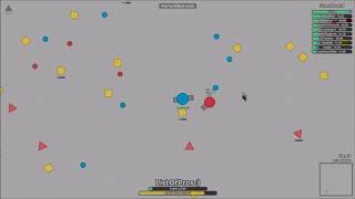 Diep.io: Five Kills in Eleven Seconds with Flank Guard (pause to read text)