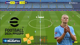 eFOOTBALL PES 2024 PPSSPP | PES 24 PPSSPP CAMERA PS5 | eFUTEBOL 24 PPSSPP