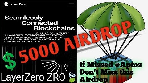 LayerZero (ZRO) token Upcoming Airdrop🎁 Confirmed | Don
