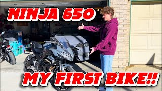 MY NEW NINJA 650!!!