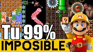 Thumbnail image for Mis Manos Casi Explotan !! - 99% Imposibles de Suscriptores #11 | Super Mario Maker - ZetaSSJ