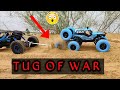 Rc Rock Crawler VS Rc Buggy Car | 4×4 VS 6WD | Tug of War | Comparison video