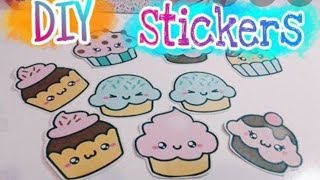 Diy homemade sticker at home/ crazy craft/