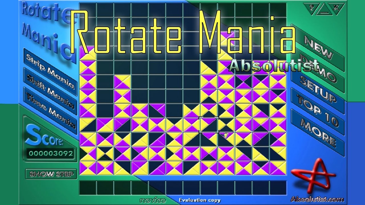 Rectangle Rotate Game Rotate Mania by Absolutist (Windows game 2002) - YouTube