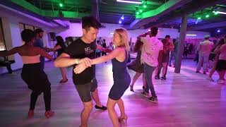 Clark and Amy 2 Bachata social dance at Dancelife X centre Toronto Sep 3 2022