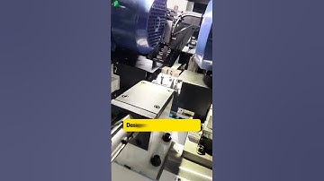 Servo feed, Flat head 0.5*45 degree bevel chamfer, processing thick wall steel pipes35*80*10 mm