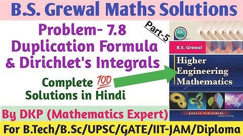 Beta & Gamma Function || Dirichlet
