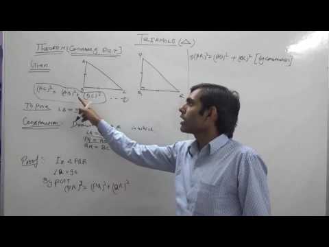 Proof for Converse of Pythagoras Theorem (Hindi) | NCERT 10th Class Maths