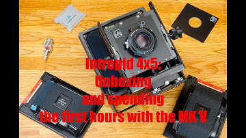 Intrepid 4x5 MK V Unboxing and more