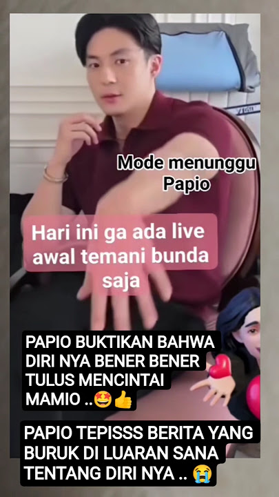 PAPIO, TEPIS ISU BURUK TENTANG DIRI NYA ... #kabarterbaru #artissiantar #memes