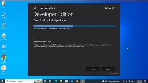 How to download and Install SQL Server 2022 and SQL Server Management Studio 2021 on Windows 10
