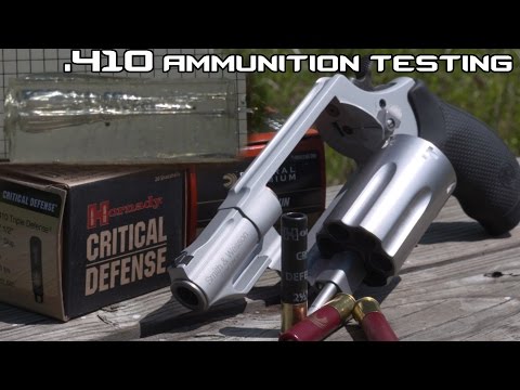 Taurus Judge/ S&W Governor .410 personal defense ammunition testing in SlowMo! (4K)