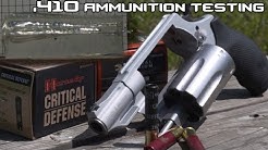Taurus Judge/ S&W Governor .410 personal defense ammunition testing in SlowMo! (4K)