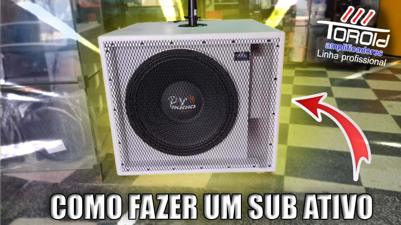 Fazendo uma caixa de Sub Ativo com Corte de 15/150hz