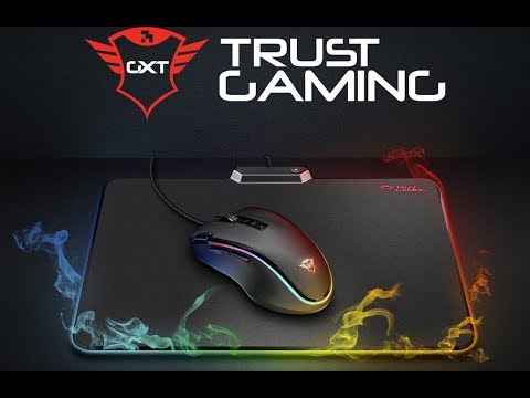 Unboxing Trust Glide GXT 760 RGB Mousepad - YouTube